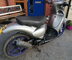 Old aprilia moped