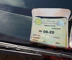 Rover 75 Diesel Automatic Taxed till 01/20. NCT 06/20 - Image 9/9
