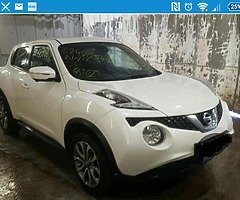 Nissan Juke Tekna 2015 for parts