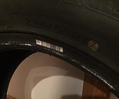Sailing tyre 225 55 17 inch