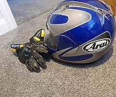Arai Helmet and gloves