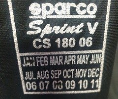 Sparco race seat