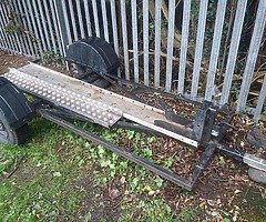 Single motorbike trailer