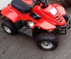 50cc kids quad runs perfect ideal Christmas present battery just needs a charge - Image 4/4