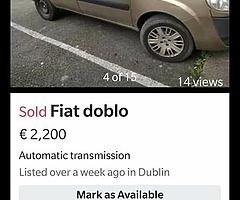 Fiat doblo 7 seater