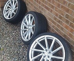 19" 5x100 directional alloys *x3*
