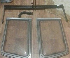 Town bar and caravan windows