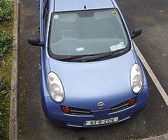 Nissan micra 1 litre NCT 1/20