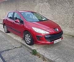2009 Peugeot 308 tax and Nct