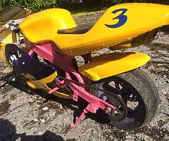 Mini moto 50cc goes to 60cc