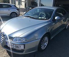 2004 Alfa Romeo GT 2.0 JTS SPORTIVO 165bhp, 136k mls, NCT 03/20 €1,950