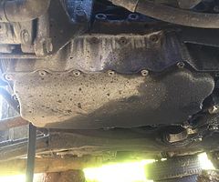Shallow steel sump