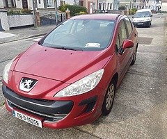 2009 Peugeot 308 sport Tax and Nct