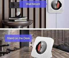 Portable CD Player,Built-in HIFI Speaker,Wall-Mounted Bluetooth USB MP3 Music Player with Home Audio