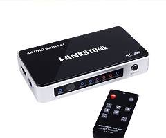 HDMI Switch 4K, HDMI Switcher Hub Port 5 IN 1 OUT with Source LOCK Function (Auto-switch OFF/ON),Hig - Image 9/9
