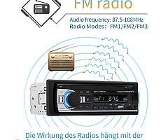 Car Radio Bluetooth, CENXINY Car Stereos Hands-Free Calls,Car Audio FM Radio Receiver Built-in Dual - Image 6/7