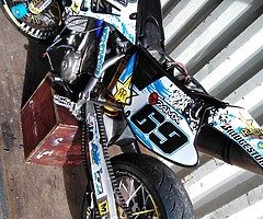 2004 tm 450 supermoto for breaking