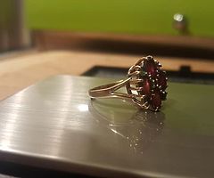 Vintage gold chain bracelet and ring - Image 10/10