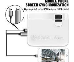 Projector,READ DESCRIPTION,Projector with 4500 Lux and Full HD 1080p, 180” Display and 50000 Hours L