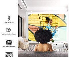 Projector,READ DESCRIPTION,Projector with 4500 Lux and Full HD 1080p, 180” Display and 50000 Hours L - Image 7/8
