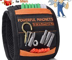 Magnetic Wristband, Gifts for Men, Magnetic Wristband with 10 Strong Magnets for Holding Tools, Nail - Image 8/8