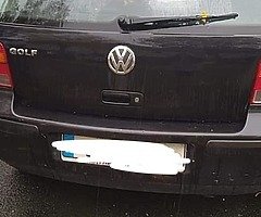 02 Golf no case on one headlight nct out in 3 months everything else perfect