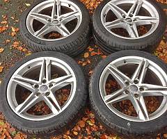 18’ Genuine Audi S Line 5x112 alloy wheels