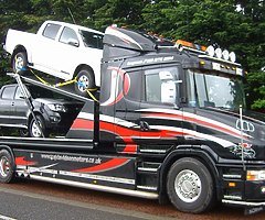Recovery lorry tilt and slide or beavertail