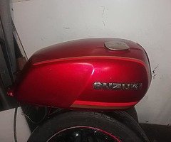 Suzuki tank motorbike motorcycle