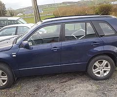 Vitara breaking
