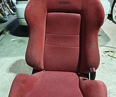 Ek9 Dc2 Red Recaros - Image 4/4