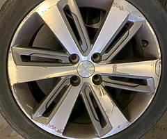 Peugeot 235 45 18 X3 Alloys