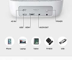 Anker Nebula Prizm 2500 Lux LED Home Projector, 5W Speaker, 1080p Support, Compatible with Fire TV,