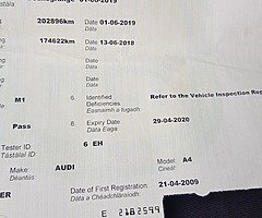 Aud a4.2.0tdi manual nct. 4.2020 - Image 7/9