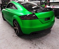 Green chrome matt VEHICLE WRAP