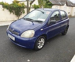 Toyota yaris 01 Nct and tax