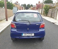 Toyota yaris 01 Nct and tax - Image 4/4