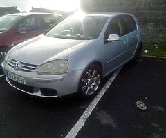 vw golf 1.4 x2 for breaking