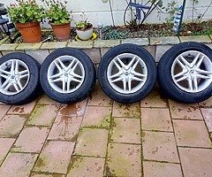 Tyres 195 65 15 as new alloys included - Image 5/10