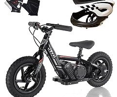 Kids off road electric and petrol scramblers from £325