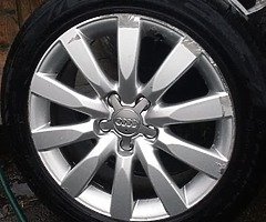 Alloys with tyres...