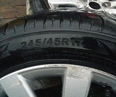 Alloys with tyres...