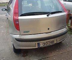 Fiat punto 1.1 cc manual transmission