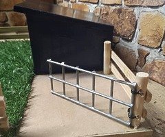 Kids play farm