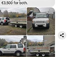 Land rover jeep & trailers