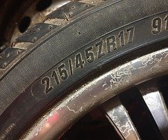 Wolf race 17" wheels