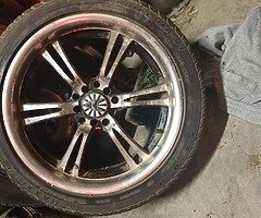Wolf race 17" wheels - Image 3/3