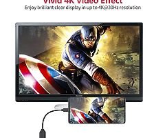 USB C to HDMI Adapter,Type C to 4K HDMI Adapter, (Support Thunderbolt 3),Video Audio Output for MacB - Image 4/7