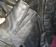 Leather jacket