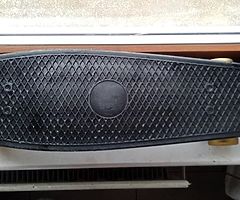 Nickel/cruiser board with black spitfire bearings. (Price can be negotiated)